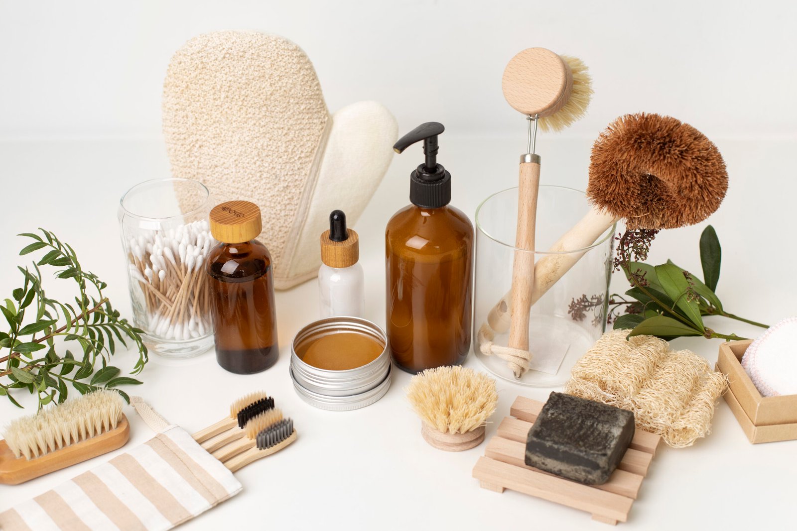 How are sustainable personal care products manufactured?